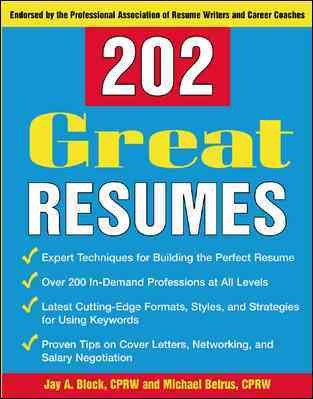 202 great resumes [electronic resource] / Jay A. Block, Michael Betrus.