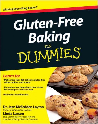 Gluten-free baking for Dummies / Consumer Dummies, Linda Larsen. Softcover{SC}