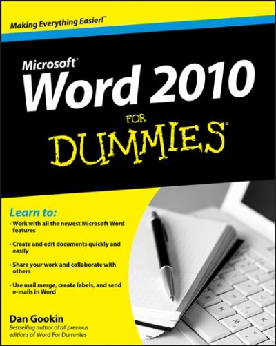 Word 2010 For Dummies Softcover{SC}