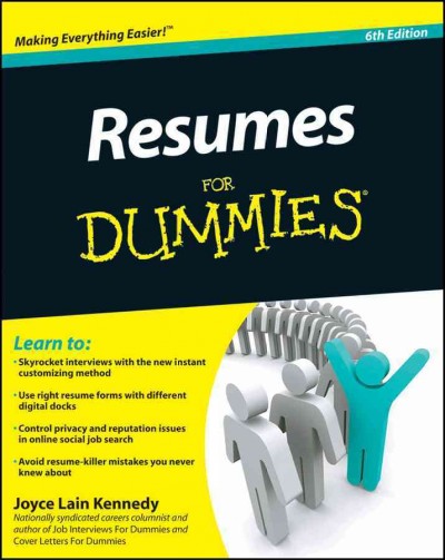 Resumes for dummies [electronic resource] / by Joyce Lain Kennedy.