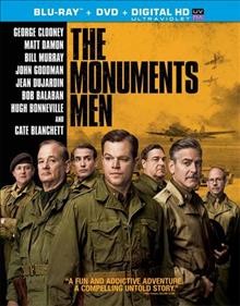The monuments men [DVD videorecording] / Columbia Pictures and Fox 2000 Pictures present a Smokehouse production ; produced by Grant Heslov, George Clooney ; screenplay by George Clooney & Grant Heslov ; directed by George Clooney.