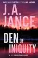 Den of Iniquity A J.P. Beaumont Novel. Cover Image